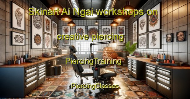 Skinart Ai Ngai workshops on creative piercing | #PiercingTraining #PiercingClasses #SkinartTraining-Vietnam