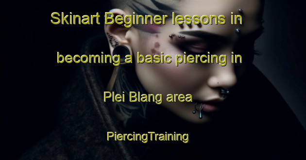 Skinart Beginner lessons in becoming a basic piercing in Plei Blang area | PiercingTraining | PiercingClasses | SkinartTraining-Vietnam