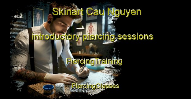 Skinart Cau Nguyen introductory piercing sessions | #PiercingTraining #PiercingClasses #SkinartTraining-Vietnam