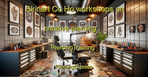 Skinart Co Ho workshops on creative piercing | #PiercingTraining #PiercingClasses #SkinartTraining-Vietnam