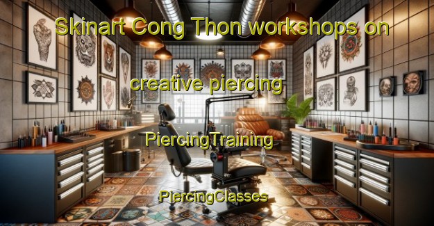 Skinart Cong Thon workshops on creative piercing | PiercingTraining | PiercingClasses | SkinartTraining-Vietnam