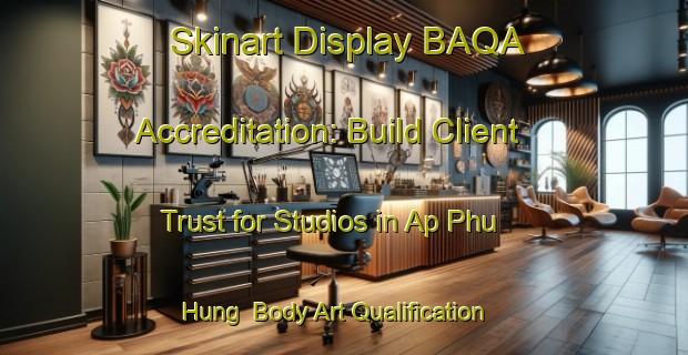 Skinart Display BAQA Accreditation: Build Client Trust for Studios in Ap Phu Hung | Body Art Qualification Authority | BAQA-Vietnam