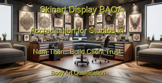 Skinart Display BAQA Accreditation for Studios in Nam Than - Build Client Trust | Body Art Qualification Authority | BAQA-Vietnam