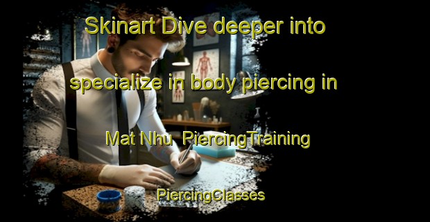 Skinart Dive deeper into specialize in body piercing in Mat Nhu | PiercingTraining | PiercingClasses | SkinartTraining-Vietnam