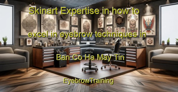 Skinart Expertise in how to excel in eyebrow techniques in Ban Co Ha May Tin | EyebrowTraining | EyebrowClasses | SkinartTraining-Vietnam