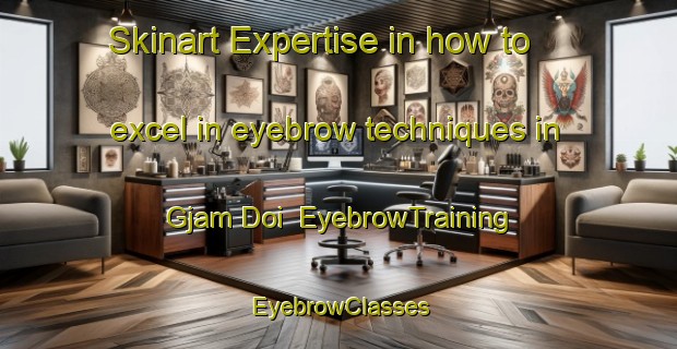 Skinart Expertise in how to excel in eyebrow techniques in Gjam Doi | EyebrowTraining | EyebrowClasses | SkinartTraining-Vietnam