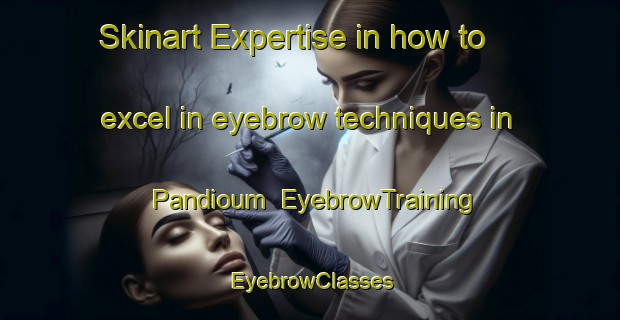 Skinart Expertise in how to excel in eyebrow techniques in Pandioum | EyebrowTraining | EyebrowClasses | SkinartTraining-Vietnam