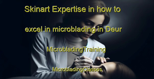 Skinart Expertise in how to excel in microblading in Deur | #MicrobladingTraining #MicrobladingClasses #SkinartTraining-Vietnam