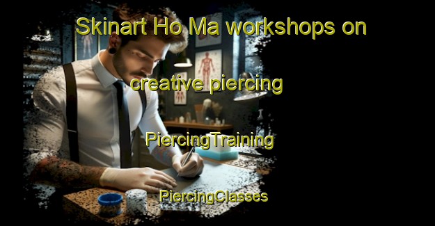 Skinart Ho Ma workshops on creative piercing | PiercingTraining | PiercingClasses | SkinartTraining-Vietnam
