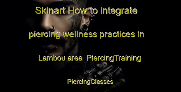 Skinart How to integrate piercing wellness practices in Lambou area | #PiercingTraining #PiercingClasses #SkinartTraining-Vietnam