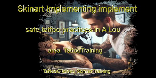 Skinart Implementing implement safe tattoo practices in A Lou area | #TattooTraining #TattooClasses #SkinartTraining-Vietnam