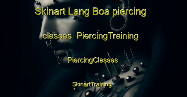 Skinart Lang Boa piercing classes | #PiercingTraining #PiercingClasses #SkinartTraining-Vietnam