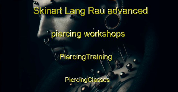 Skinart Lang Rau advanced piercing workshops | PiercingTraining | PiercingClasses | SkinartTraining-Vietnam