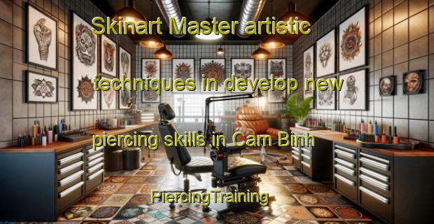 Skinart Master artistic techniques in develop new piercing skills in Cam Binh | PiercingTraining | PiercingClasses | SkinartTraining-Vietnam