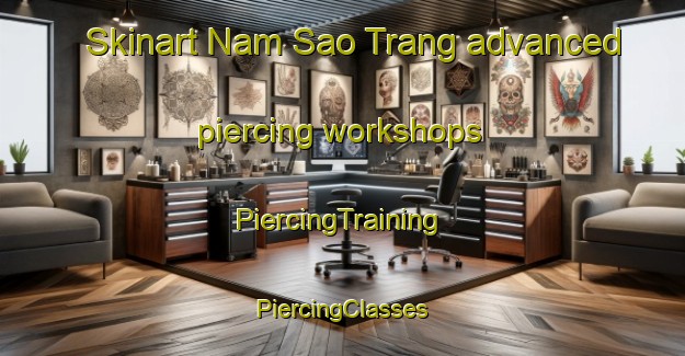 Skinart Nam Sao Trang advanced piercing workshops | #PiercingTraining #PiercingClasses #SkinartTraining-Vietnam