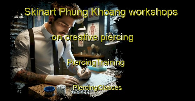 Skinart Phung Khoang workshops on creative piercing | #PiercingTraining #PiercingClasses #SkinartTraining-Vietnam