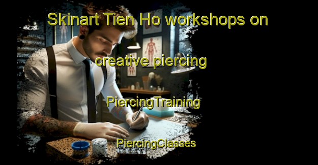 Skinart Tien Ho workshops on creative piercing | PiercingTraining | PiercingClasses | SkinartTraining-Vietnam