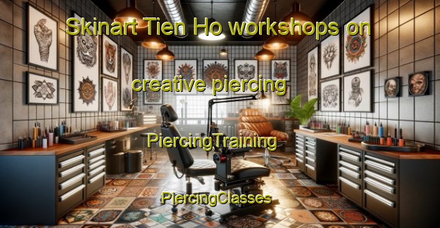 Skinart Tien Ho workshops on creative piercing | PiercingTraining | PiercingClasses | SkinartTraining-Vietnam